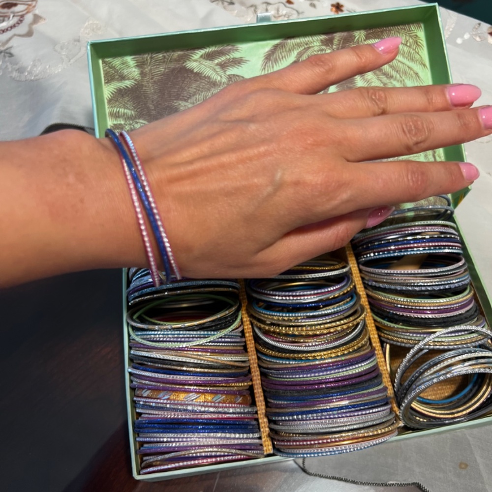 Bangles bracelets round colourful - Picture 2 of 4